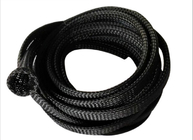Proteção de cabo de 6 mm PET expansível manga trançada cor preta retardante de chamas