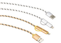 O cabo distribuidor de corrente que Sleeving, algodão do PC trançou o cabo que Sleeving para o cabo de USB