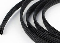 Desgaste - preto Sleeving trançado expansível resistente para a proteção extra do cabo