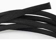 Desgaste - preto Sleeving trançado expansível resistente para a proteção extra do cabo