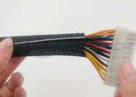 Auto do chicote de fios de cabos que envolve Sleeving trançado, peso leve rachado do tear de fio trançado
