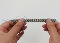 As luvas flexíveis da coberta do fio trançado do teste padrão transversal reduzem o peso do chicote de fios