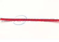Sleeving trançado bonde da cor vermelha da prova da chama para o chicote de fios de cabo do fio