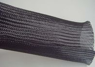 Material de nylon do poliéster autoadesivo da luva do cabo de Velcro para o envoltório dos cabos
