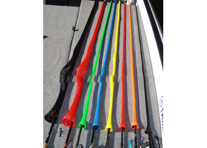 luva colorida de vara de pesca dos protetores da pesca polo do ANIMAL DE ESTIMAÇÃO de 40mm para moldar Rod
