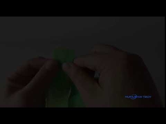 Manga trançada verde personalizada para chicote de cabos de animais de estimação