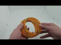 20MM Preto / cinza PET Expandível Braided Manga Personalizado Tamanho Excelente Suavidade