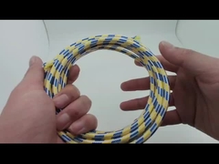 Escritório / Casa Manga de algodão verde trançada Proteção do arnês de fio