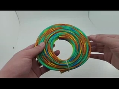 Anti-abrasivo Poliéster PET Expandível Braided Manga Para Proteção de Cabos