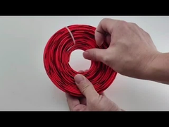 Retardante de chama PET expansível trançado de manga de alta densidade