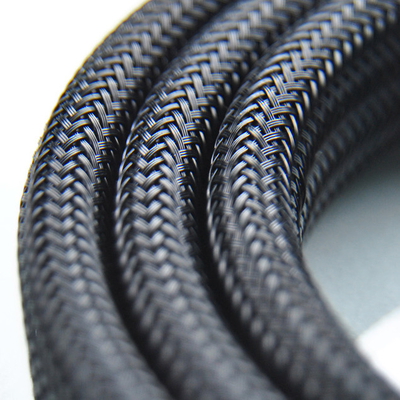 comprar Sleeving trançado de nylon expansível resistente da abrasão para a gestão/proteção do cabo fabricação em linha