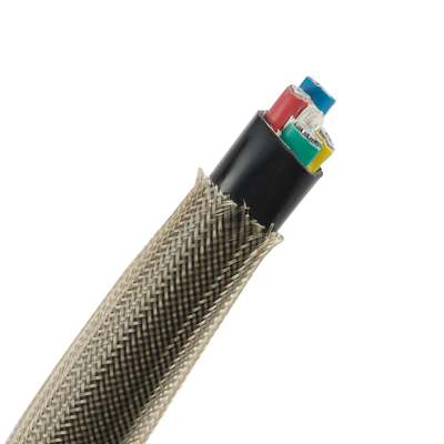 comprar Chama Sleeving trançada expansível do ANIMAL DE ESTIMAÇÃO feito sob encomenda de Flexo - comprimento do retardador 25ft fabricação em linha