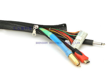 comprar Chama trançada do envoltório da luva do cabo do zíper do chicote de fios de cabo - Eco retardador amigável fabricação em linha