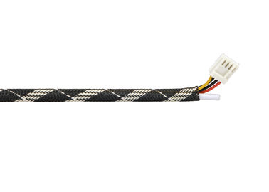 comprar Chama Sleeving do corte limpo do poliéster - retardador com construção do Weave aberto fabricação em linha