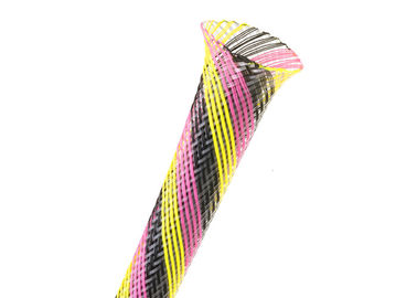 comprar Proteção resistente Sleeving trançada expansível de choque da chama do ANIMAL DE ESTIMAÇÃO do cabo de Snakeskin fabricação em linha