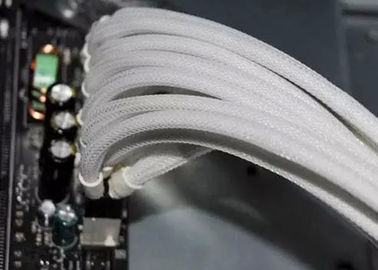 comprar Resistência de abrasão extrema Sleeving trançada elétrica expansível do tamanho feito sob encomenda fabricação em linha