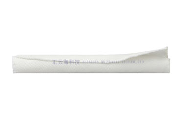 comprar Envoltório trançado de fecho automático branco, auto protetor que envolve Sleeving trançado fabricação em linha