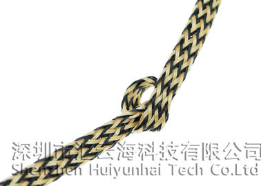 comprar Sleeving trançado bonde resistente da chama para a tampa de fio do tear das cablagens fabricação em linha