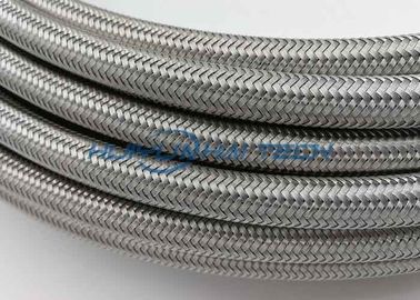 comprar Sleeving 600V trançado de aço inoxidável liso industrial para a condução e a proteção do fio fabricação em linha