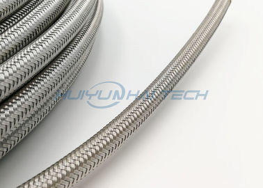 comprar Sleeving trançado de aço inoxidável resistente da abrasão para a proteção forte do fio fabricação em linha