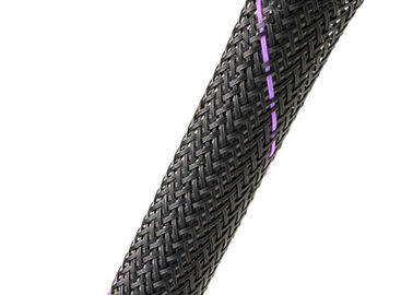 comprar Sleeving trançado envoltório do animal de estimação da prova da chama, luva preta Eco do fio trançado - amigável fabricação em linha