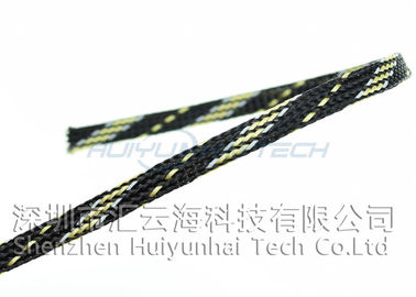 comprar PET sleeving resistente da abrasão trançada expansível para o cabo bonde fabricação em linha