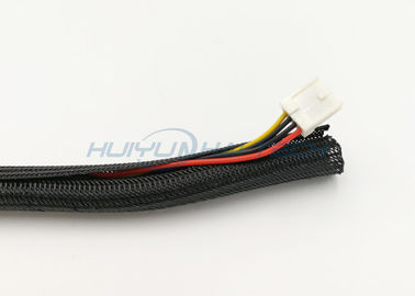 comprar Auto colorido do poliéster que envolve boa escalabilidade Sleeving trançada rachada fabricação em linha