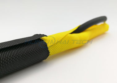 comprar Tear rachado trançado flexível, envoltório de dobra fácil em torno de Sleeving trançado fabricação em linha