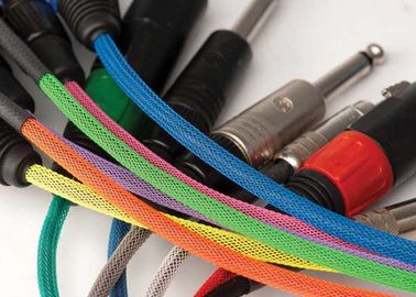 comprar Fogo - halogênio Sleeving trançado expansível do ANIMAL DE ESTIMAÇÃO resistente livre para o chicote de fios de cabo fabricação em linha