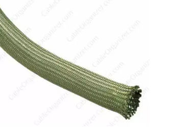 comprar Sleeving trançado bonde resistente de alta temperatura de 350 ° C para a auto proteção do cabo fabricação em linha