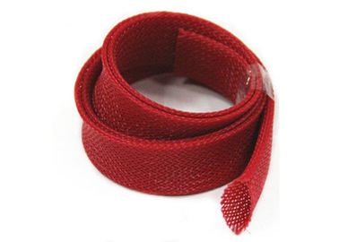 comprar Material Sleeving trançado bonde do ANIMAL DE ESTIMAÇÃO do poliéster para o chicote de fios de cabo do tubo fabricação em linha