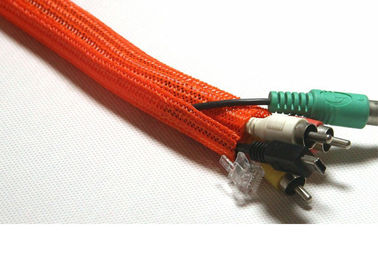 comprar Auto do monofilamento que envolve impressão personalizada Sleeving trançada rachada para a gestão do cabo fabricação em linha
