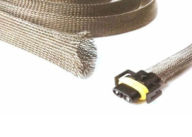 comprar O halogênio livre estanhou Sleeving trançado de cobre para o fio que protege a proteção fabricação em linha