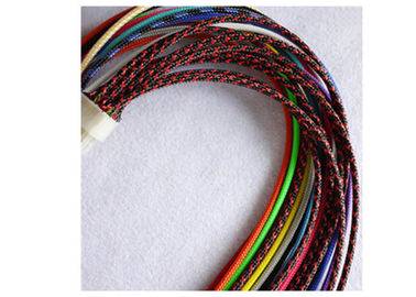 comprar Retardação Sleeving trançada de alta temperatura da chama do poliéster boa para o fio de proteção fabricação em linha