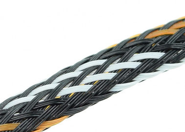 comprar Sleeving trançado expansível do ANIMAL DE ESTIMAÇÃO do poliéster para cabos de proteção / chicotes de fios do fio fabricação em linha