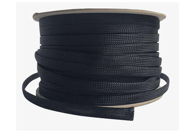 comprar Boa prova de fogo Sleeving trançada do cabo da escalabilidade gestão com cor preta fabricação em linha