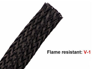 comprar Alto densidade Sleeving trançado bonde do poliéster contínuo 8mm para o auto chicote de fios do fio fabricação em linha
