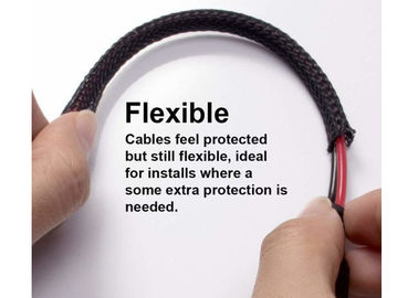 comprar A luva do fio trançado da proteção do chicote de fios de cabo da mangueira, Pet aprovação Sleeving trançada do UL fabricação em linha