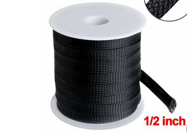 comprar ANIMAL DE ESTIMAÇÃO trançado expansível preto do envoltório do fio bonde que Sleeving para o chicote de fios de cabo fabricação em linha