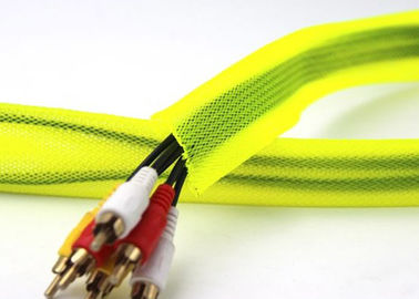 comprar Chama - Sleeving trançado do cabo gestão retardadora para a proteção do chicote de fios de cabo fabricação em linha