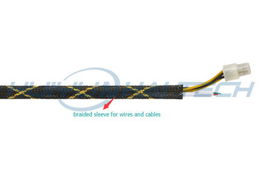 comprar O envoltório trançado ANIMAL DE ESTIMAÇÃO do fio bonde da prova do desgaste, PET o peso leve Sleeving expansível fabricação em linha
