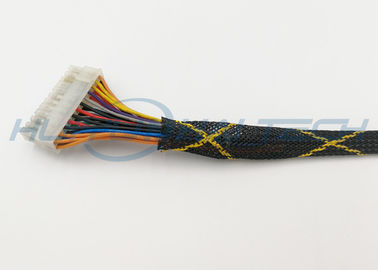 comprar Chicote de fios de cabo Sleeving trançado expansível das linhas elétricas do ANIMAL DE ESTIMAÇÃO de alta temperatura fabricação em linha