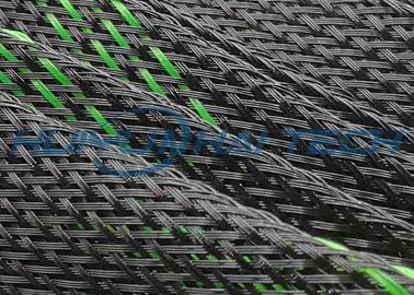 comprar 23 do preto milímetros Sleeving expansível trançado do ANIMAL DE ESTIMAÇÃO para a gestão do cabo fabricação em linha