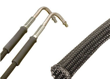 comprar Material Sleeving trançado expansível impresso logotipo do poliéster do ANIMAL DE ESTIMAÇÃO para a proteção da mangueira fabricação em linha