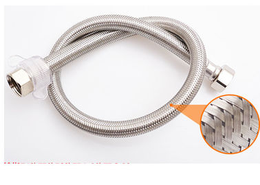 comprar Resistência Sleeving trançada de aço inoxidável lisa da chama para a proteção da mangueira fabricação em linha