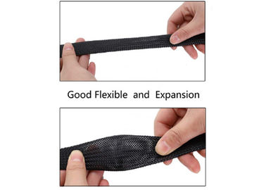 comprar ANIMAL DE ESTIMAÇÃO Sleeving RoHS material de nylon do cabo trançado expansível video audio do fio habilitado fabricação em linha