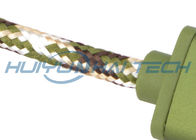 Colora algodão misturado o desgaste macio Sleeving trançado - costume resistente para o chicote de fios de cabo