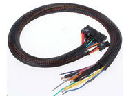 Fogo - cor expansível retardadora do preto da luva do cabo para a proteção do chicote de fios do fio