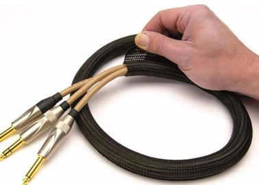 comprar Auto do poliéster F6 que envolve costume Sleeving trançado rachado para o chicote de fios de cabo do fio fabricação em linha