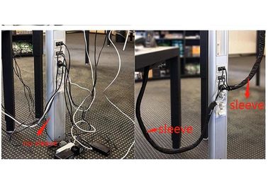 comprar Envoltório trançado do cabo do ANIMAL DE ESTIMAÇÃO Velcro material, tampa de fio de Velcro para os conjuntos de cabos fabricação em linha